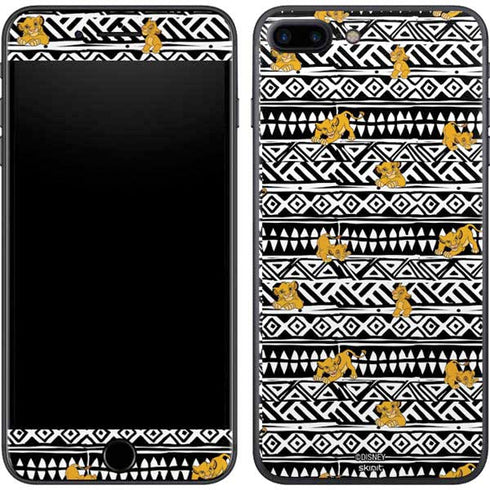 Disney The Lion King Simba Tribal Print iPhone 8 Plus Skin